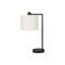 Monarch Specialties Lighting, 19 in.H, Table Lamp, Usb Port, Black Metal, Ivory / Cream Shade, Modern I 9646 - alternate 2